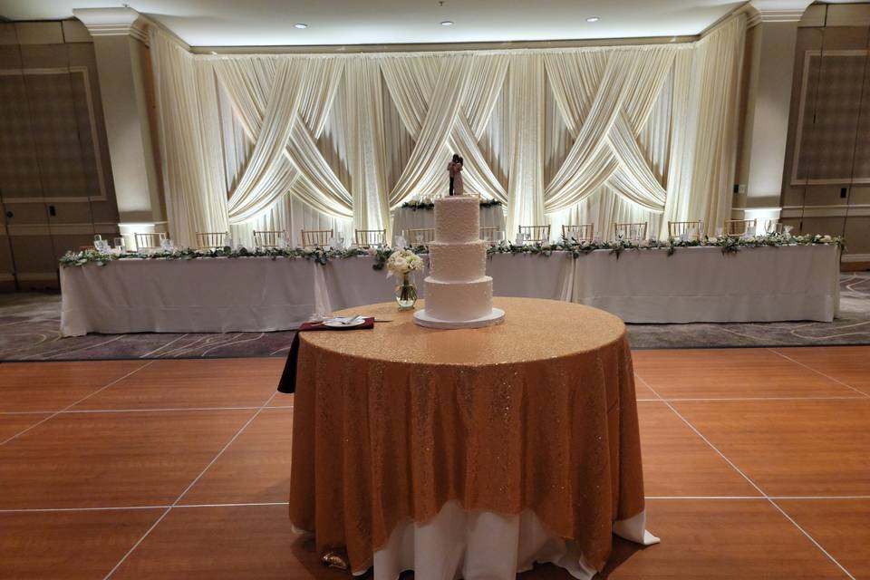 Cake and Head Table