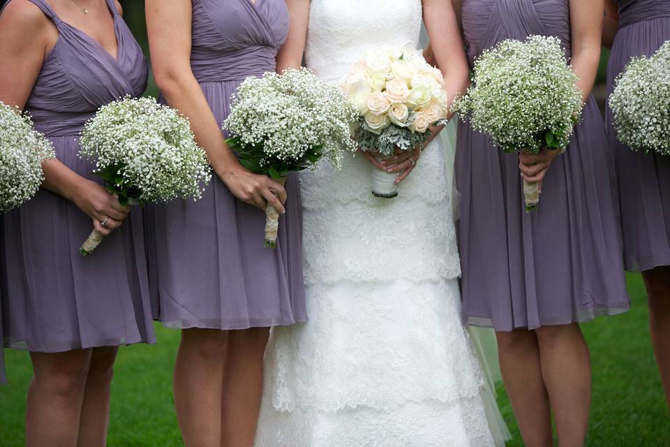 Baby's breath bouquets