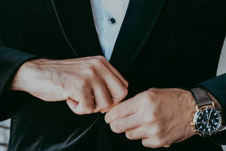 Velvet black tux