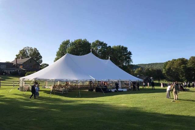 Outdoor reception area