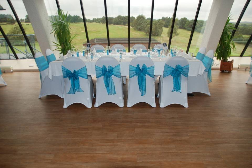 Rentevent chair cover and event hire