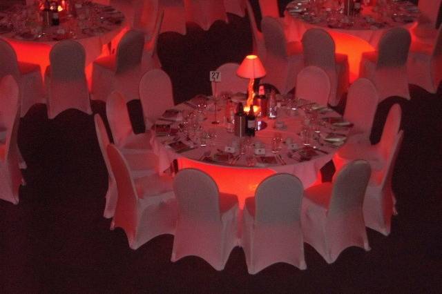 Rentevent chair cover and event hire