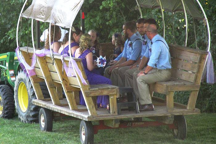 Wedding Party's Ride