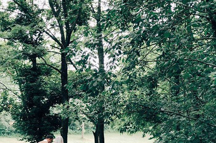 Newlyweds in the Trees