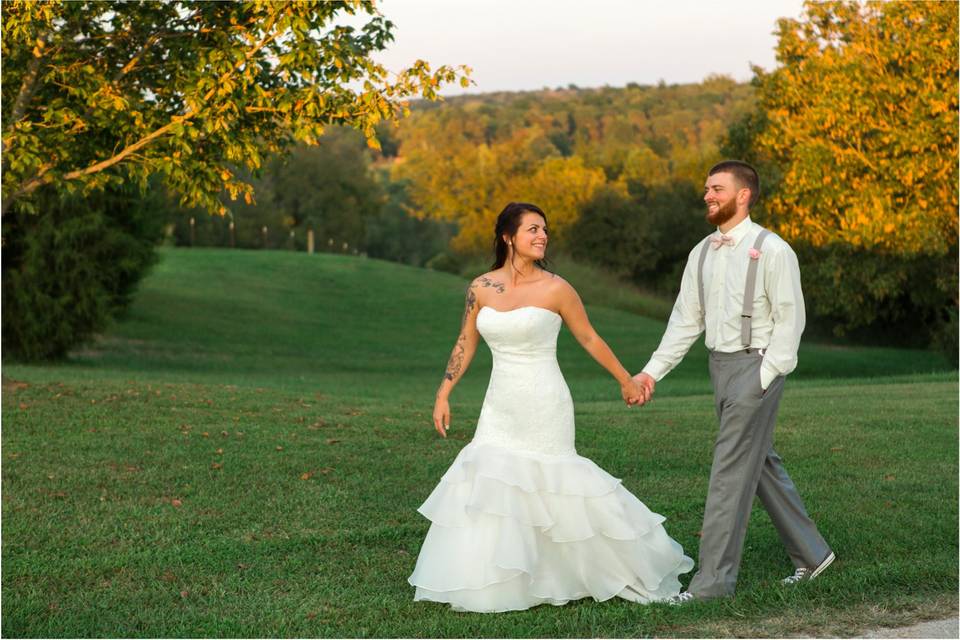 Newlyweds in the Trees