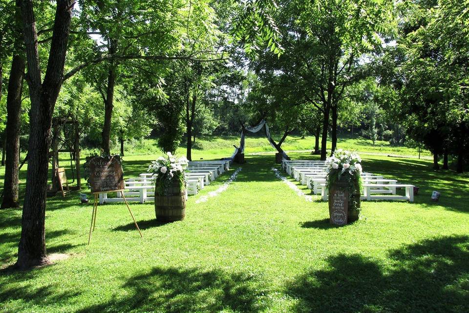 Beautiful Ceremony Area