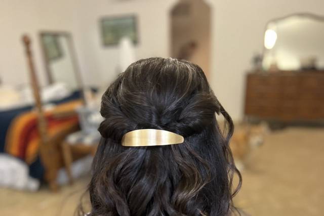 Half up half down