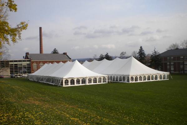 Pole Tents at Susquehanna University