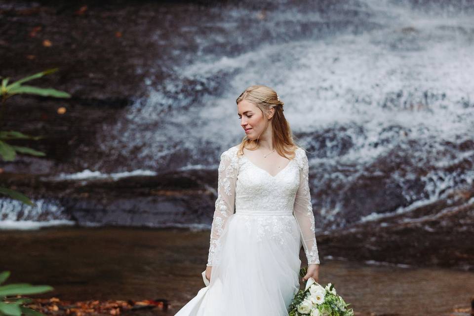 Beautiful Waterfall Bridal
