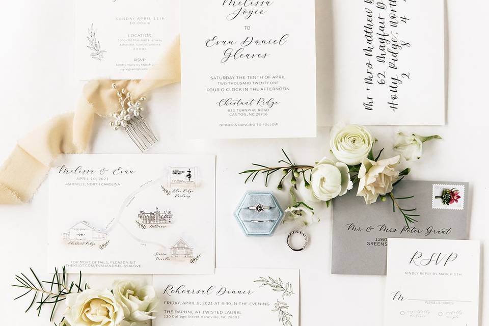 Wedding Invitation Suite