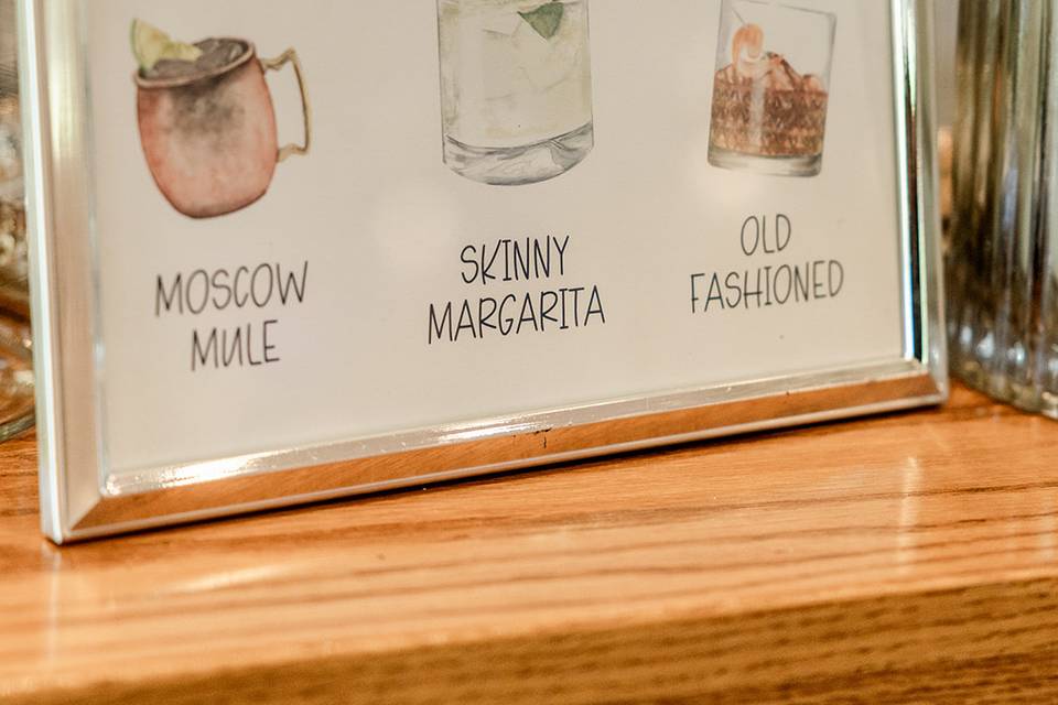 Illustrated Signature Drinks