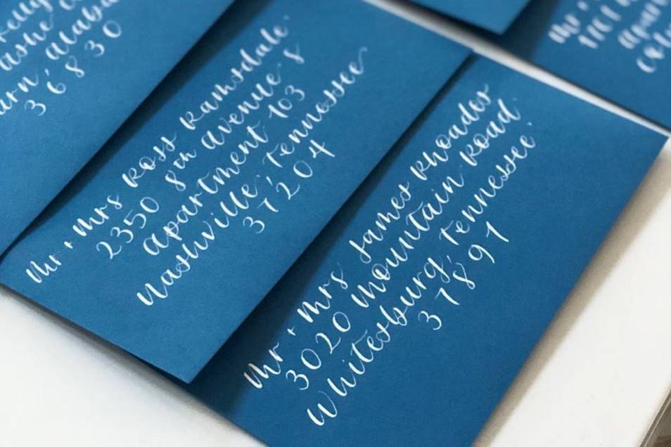 Envelope Calligraphy