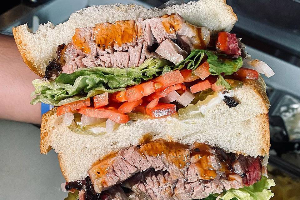 Colorful sandwich