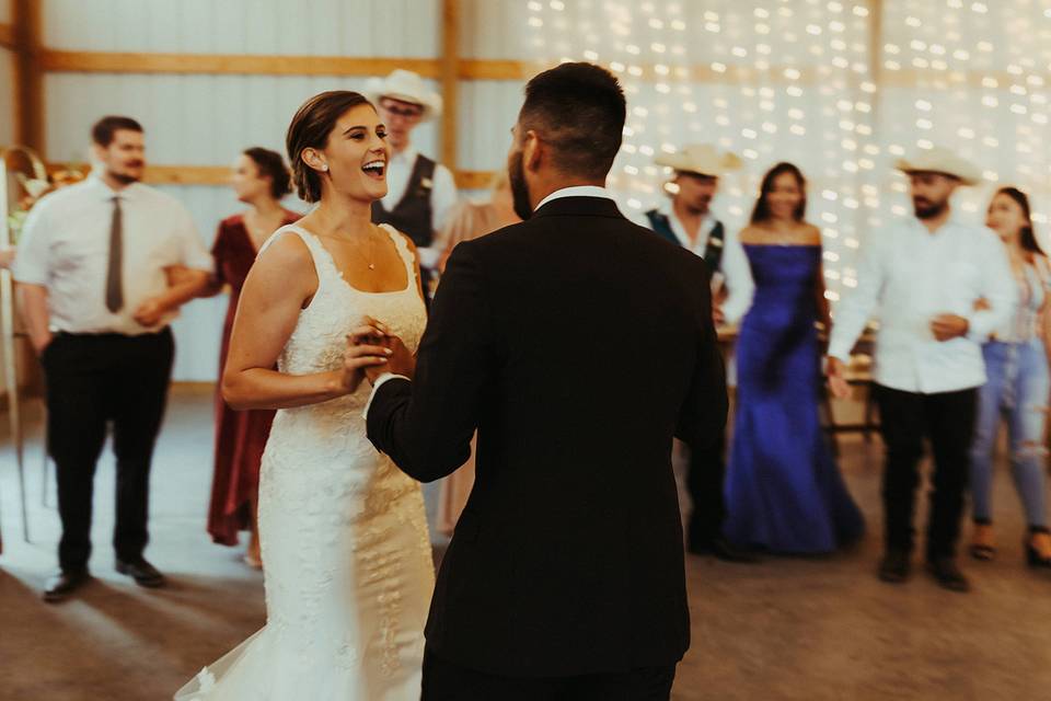 Bride and Groom First Dance