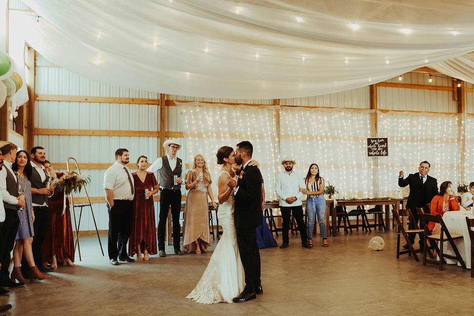 Bride and Groom First Dance