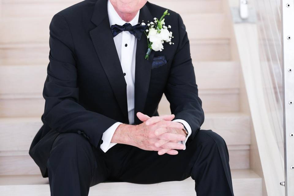 Groom waiting