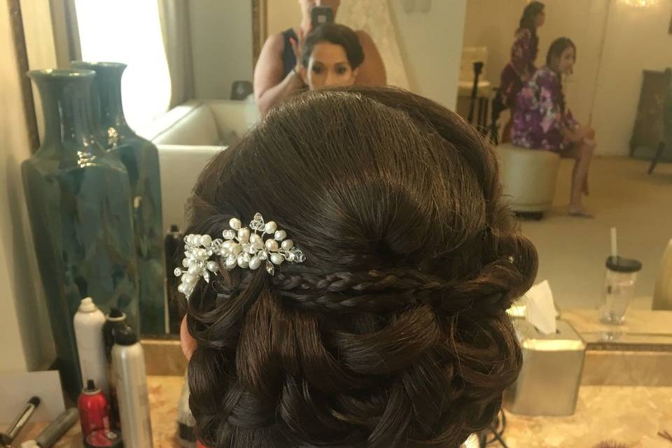 Elegant hair style