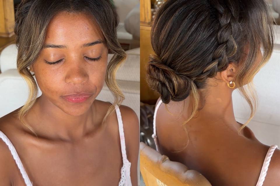 Mother of bride hair and makeu