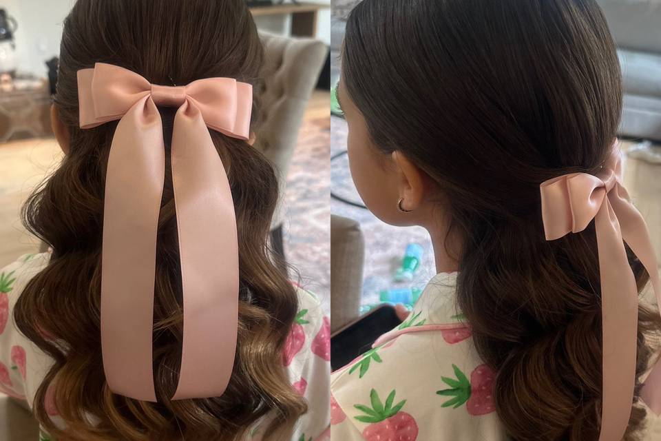 Low chignon