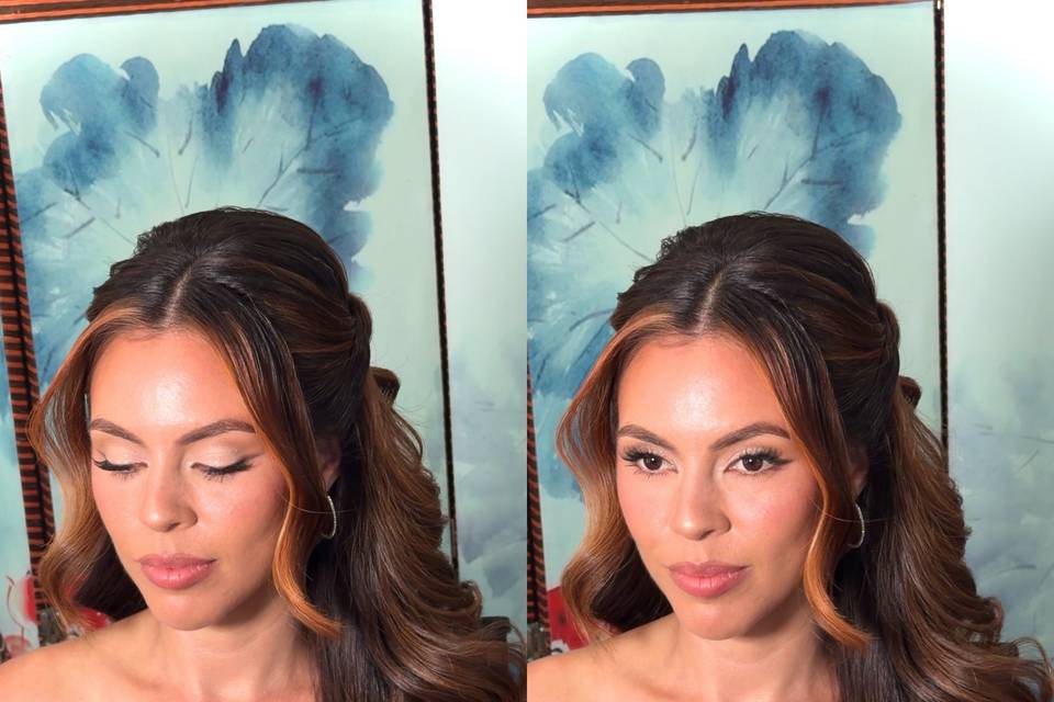 Bridesmaid hair
