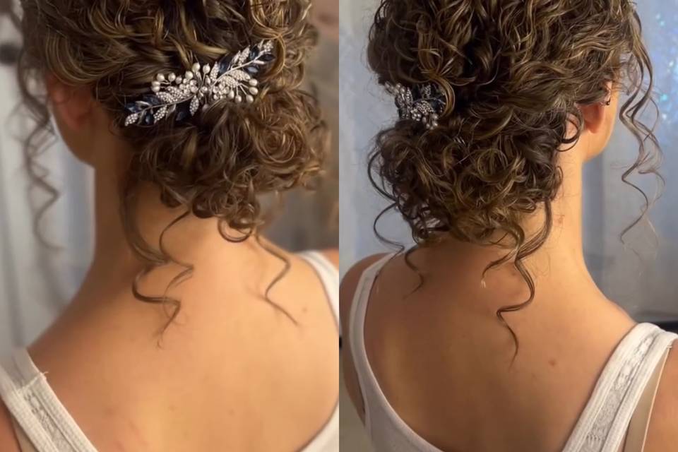Twisted chignon