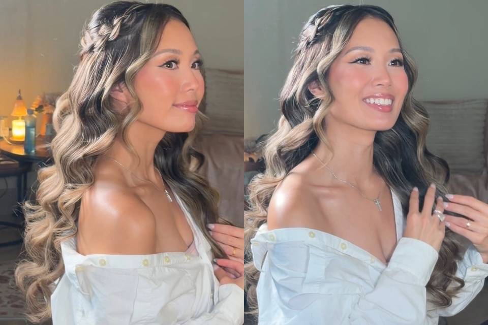 Bridal hair