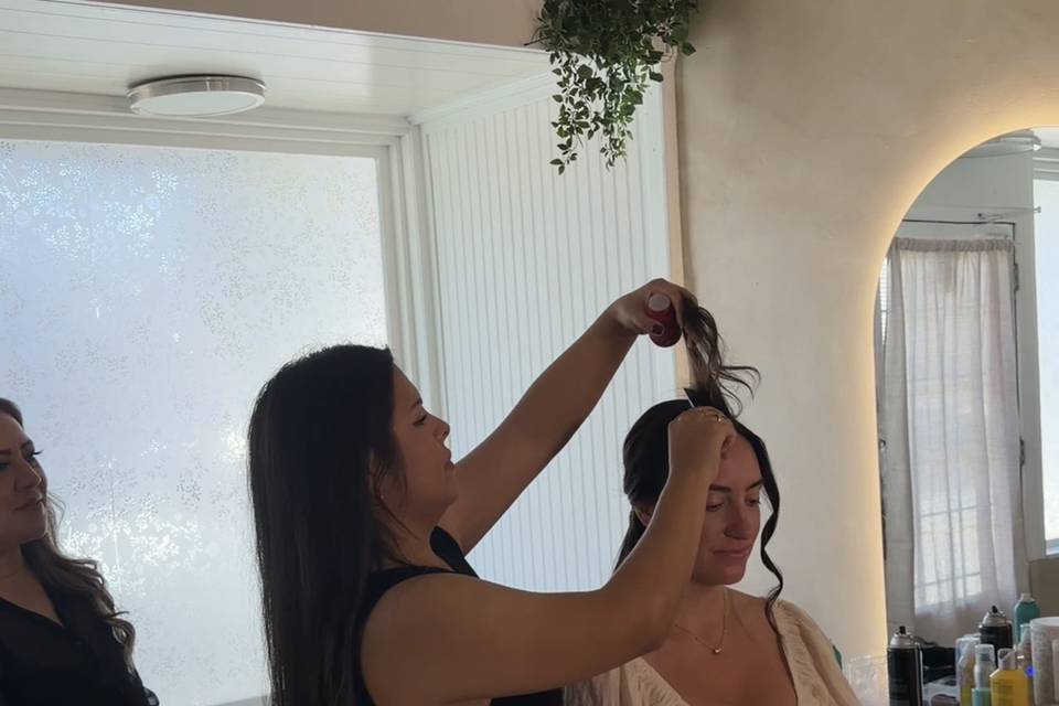 Behind the scenes