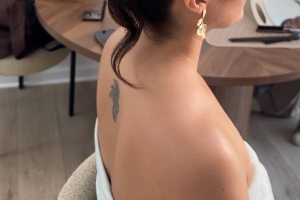 Clean updo