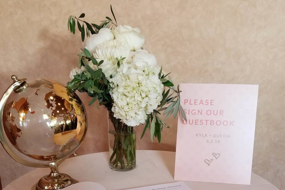 Guestbook table