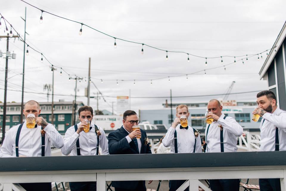 Groomsmen toast