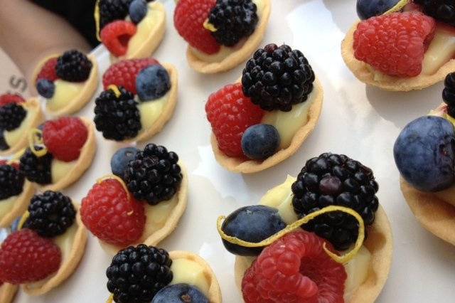 Our yummy fresh berry tarts