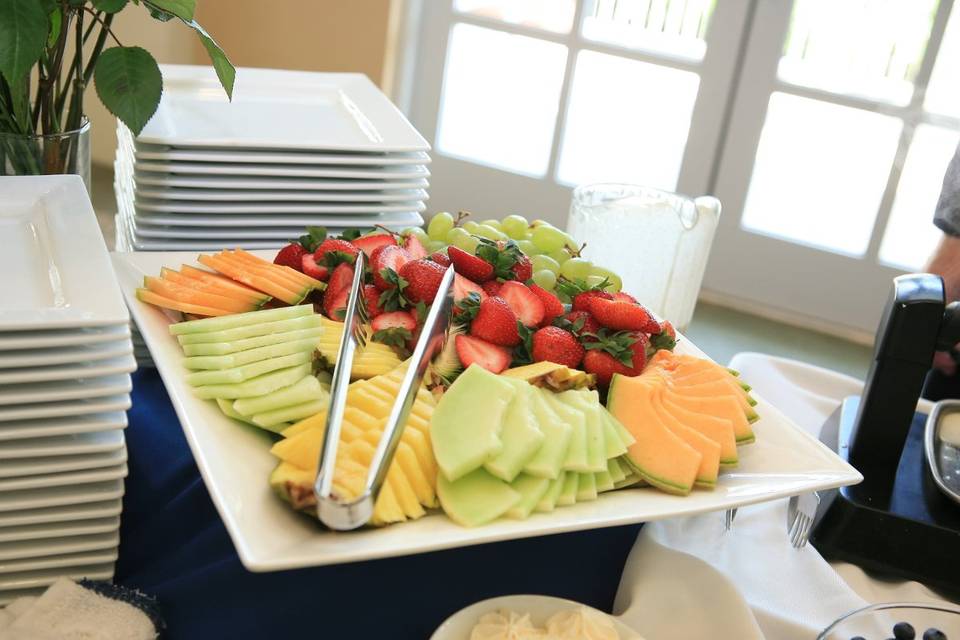 Fresh fruit platter