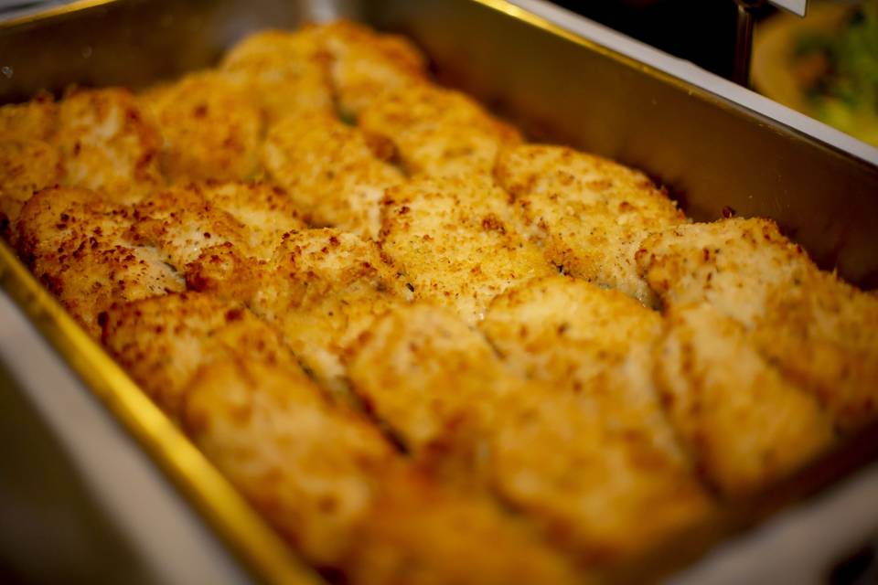 Panko and parmesan chicken