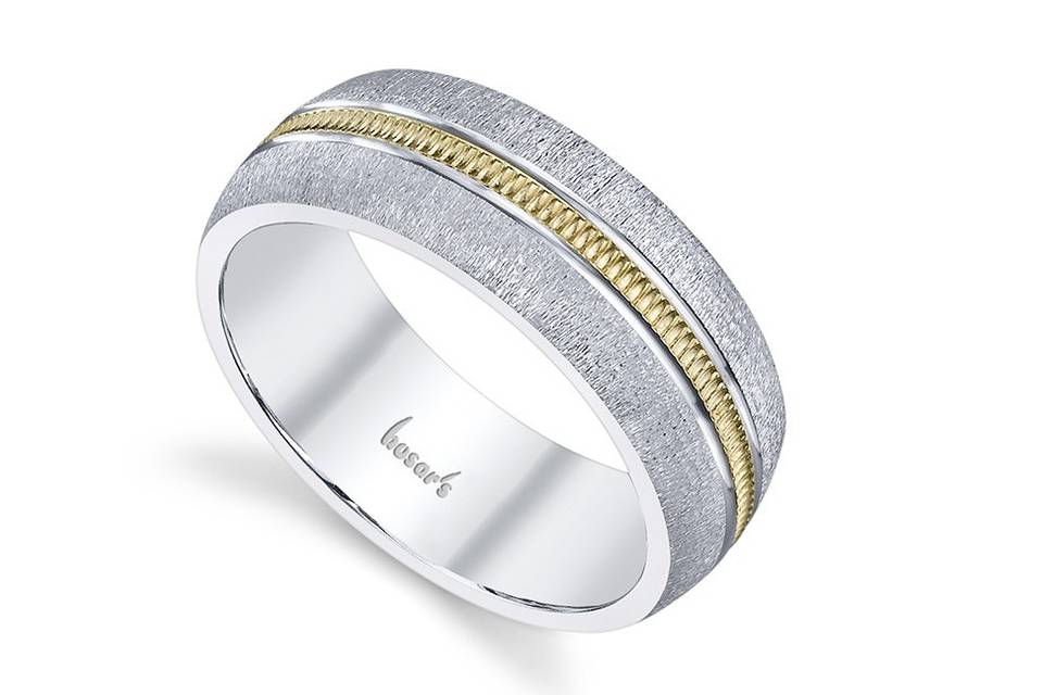Men's Two-Tone Wedding Ring