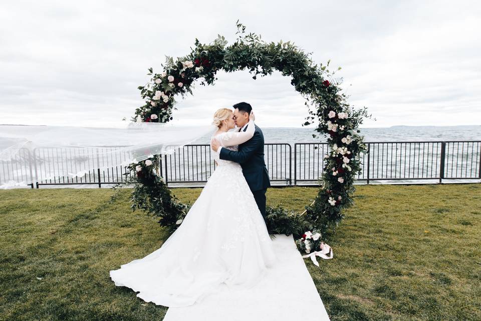 Lakeside ceremony