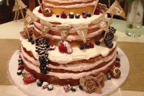 Truly Naked Cake