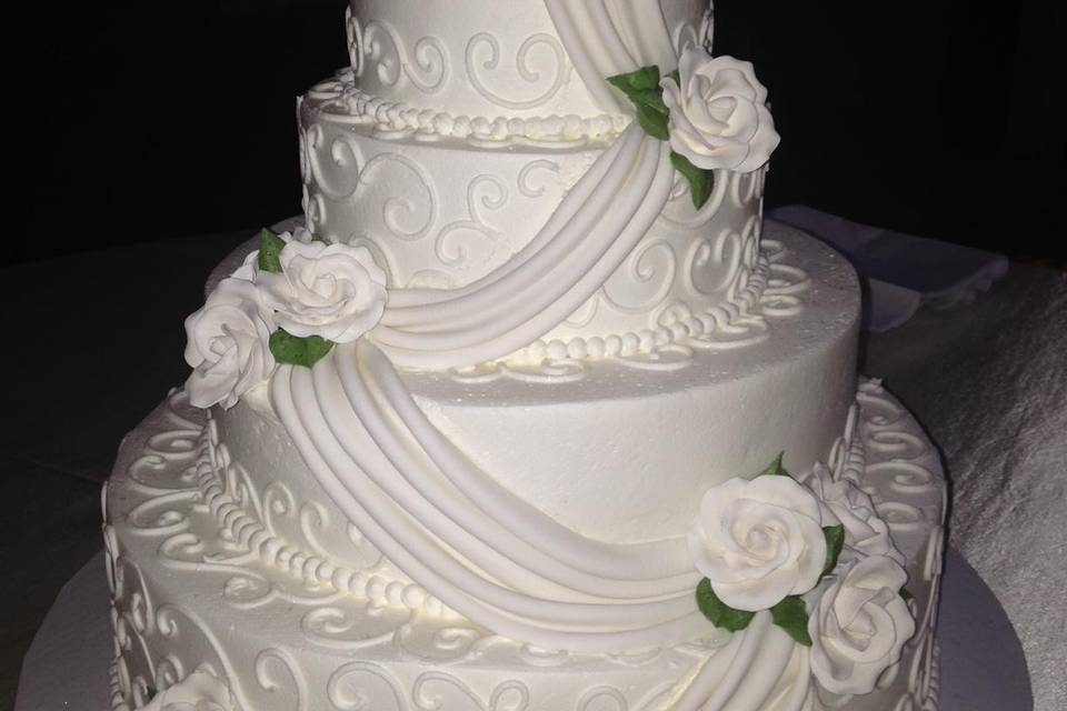 Fondant drape