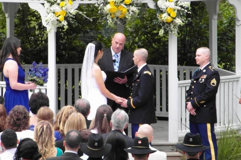 This was a beautiful military wedding in Round Rock.