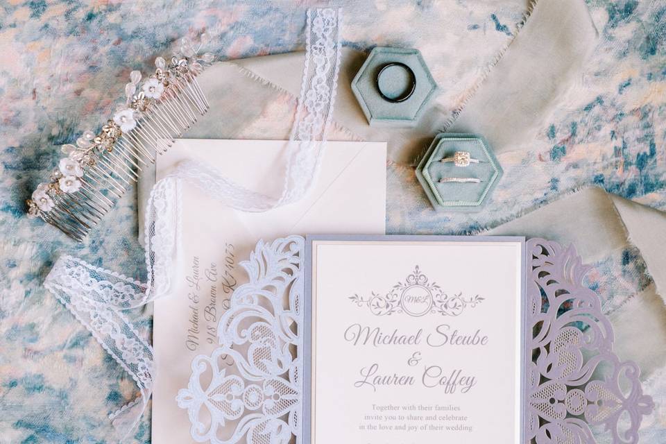 Light Blue Flat Lay