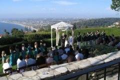 Our small steel drum bands (solo, duo, trio, etc.) are very popular because they create a unique and special feeling. We provided a steel drum soloist for this wedding ceremony and a steel drum duo for cocktails.