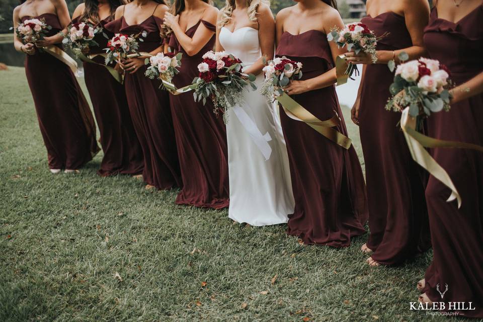 Kylee + Ryan: Rustic Ranch Wedding in Helena • Cheers MT  Rustic ranch  weddings, Burgundy bridesmaid dresses, Rustic wedding inspiration