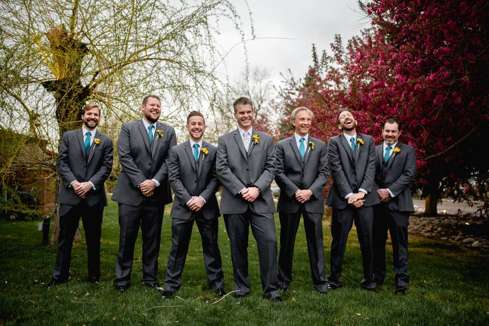 Groomsmen at Lionsgate