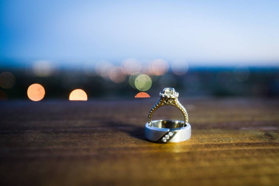 Ring Shot Denver Skyline