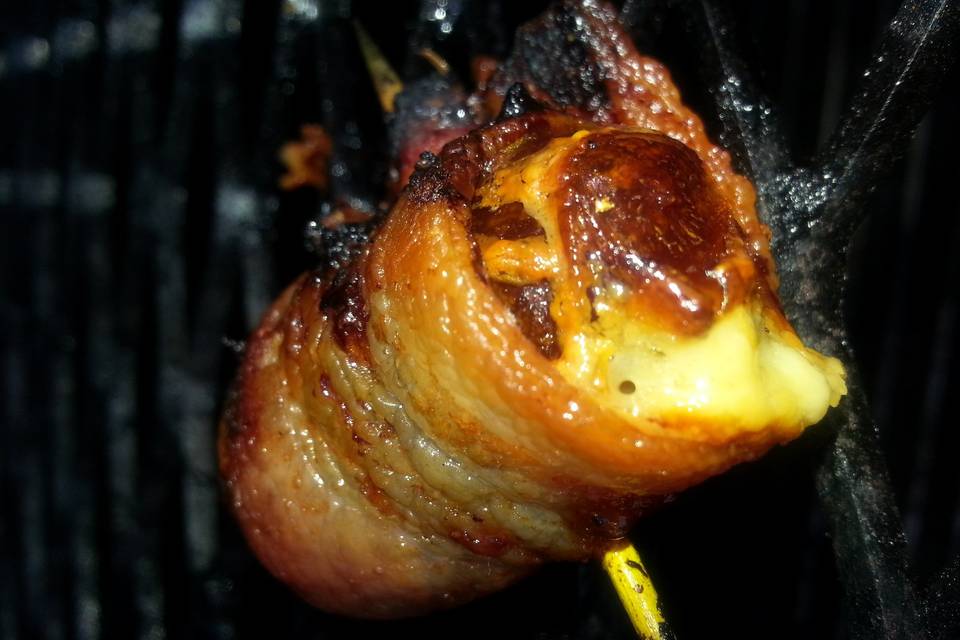 Bacon wrapped dates