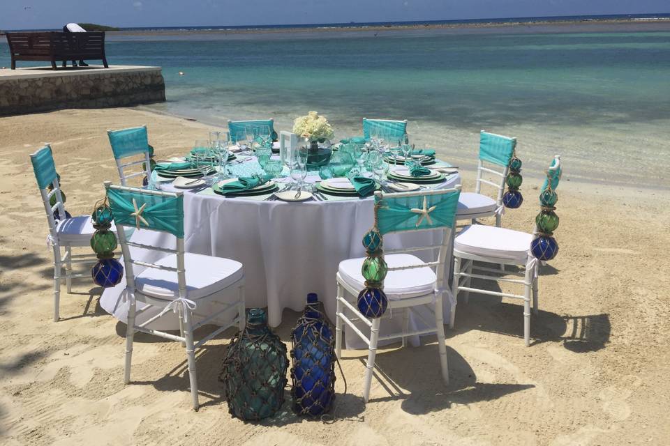 Reception by the sea