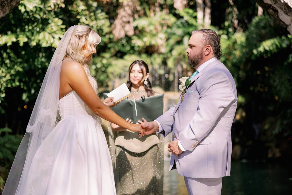 Brides Personal Vows