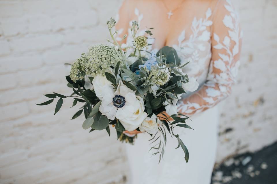 White flowers