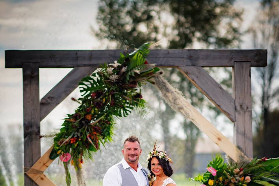 African safari wedding