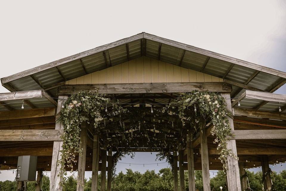 Pavilion greenery