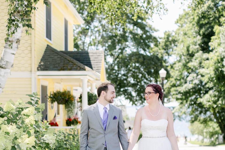 Mackinaw island wedding